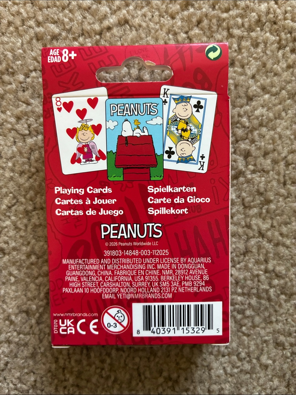 Peanuts Playing Cards - Picture 2 of 3